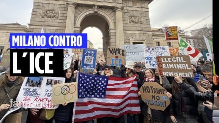 Milano, in mille contro la polizia americana dell'ICE: "Non sono graditi in Italia"