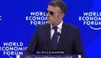 Macron a Davos attacca Trump: ": “Preferiamo il rispetto ai bulli”