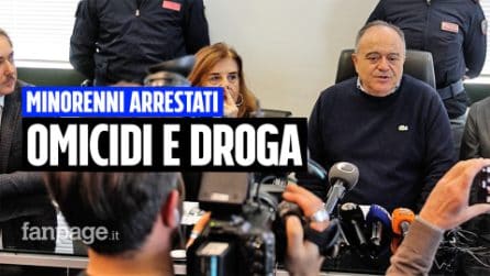 Stese e omicidi per controllo droga, arresti nel casertano, Gratteri: "Sempre più minori coinvolti"