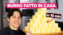 Burro fatto in casa: da oggi non lo comprerai più