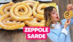 ZEPPOLE SARDE: la ricetta PERFETTA per farle SOFFICI e a forma di SPIRALE!