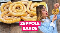 ZEPPOLE SARDE: la ricetta PERFETTA per farle SOFFICI e a forma di SPIRALE!