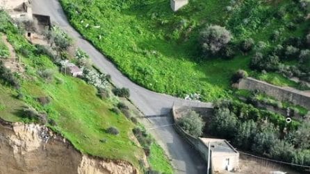 La frana di Niscemi continua lentamente ad allargarsi