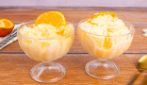 MANDARIN SORBET: no ice cream maker needed, perfect for serving after meals!