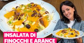 INSALATA DI FINOCCHI E ARANCE alla SICILIANA: il contorno invernale CHE TI CONQUISTERÀ