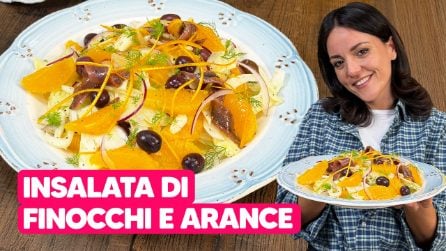 INSALATA DI FINOCCHI E ARANCE alla SICILIANA: il contorno invernale CHE TI CONQUISTERÀ