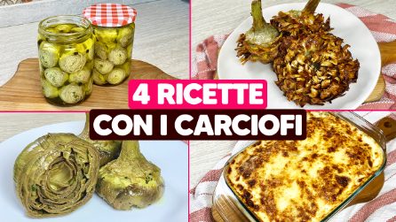 4 RICETTE FACILI E VELOCI CON I CARCIOFI