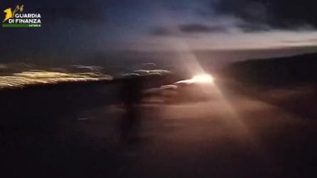 Bufera di neve sull'Etna: auto bloccate, 5 persone soccorse e liberate dalle Fiamme Gialle