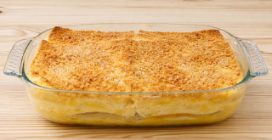 SANDWICH BREAD CAKE: the cheesy, gooey one-dish meal!