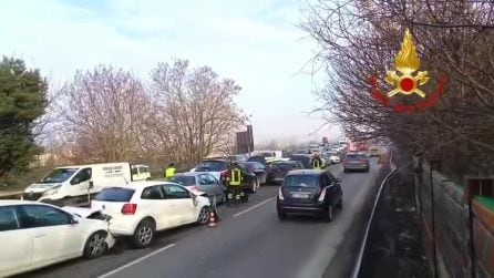 Maxi tamponamento in tangenziale a Modena