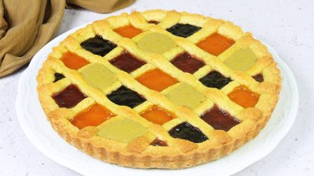 CROSTATA ARLECCHINO: colorata e gustosa, da portare in tavola a Carnevale!