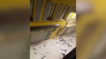 Violenta grandinata in Costa Azzurra: le strade di Antibes imbiancate