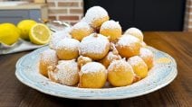 QUICK and FLUFFY LEMON FRITTERS! Ready in a FEW MINUTES