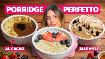 PORRIDGE: come farlo CREMOSO E SAPORITO e per niente colloso!