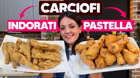 CARCIOFI FRITTI: croccanti fuori e morbidi dentro, ecco 2 versioni da provare subito!