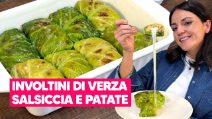 INVOLTINI DI VERZA con SALSICCIA e PATATE: troppo FACILI e GOLOSI