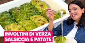 INVOLTINI DI VERZA con SALSICCIA e PATATE: troppo FACILI e GOLOSI