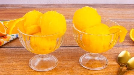SORBETTO ALL’ARANCIA: il dessert fresco da gustare a fine pasto!