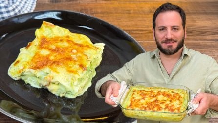 LASAGNA BROCCOLI E SALSICCIA: la ricetta veloce e cremosa che si prepara in una sola teglia!