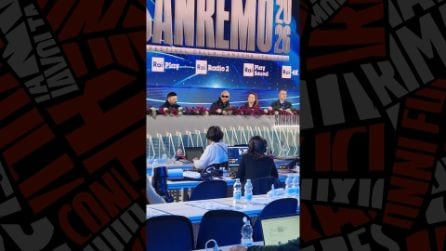 Lo sfogo di Luché in conferenza stampa a Sanremo