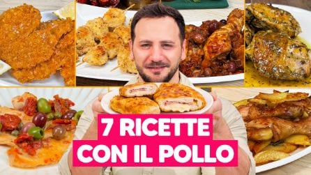 7 RICETTE VELOCI E SFIZIOSE CON IL POLLO