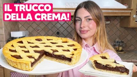 CROSTATA ALLA NUTELLA super cremosa: il trucco per non farla seccare!