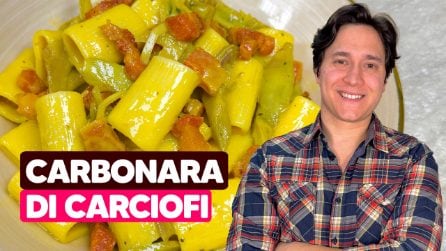 Carbonara di carciofi: la variante cremosa e saporita