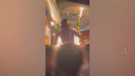 Crans-Montana, il video inedito mostra il momento in cui l'incendio è iniziato nel locale