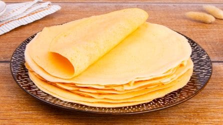 EGG WHITE CREPES: the light version but with even more flavor!