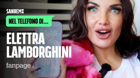 Elettra Lamborghini a Sanremo interrompe l’intervista per il selfie con gabbiano: "È importante"