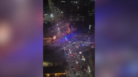 Le sirene della polizia poco dopo la sparatoria avvenuta ad Austin