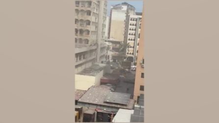 I video dei bombardamenti su Beirut