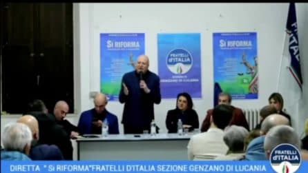 Referendum giustizia, deputato FdI Aldo Mattia: "Dobbiamo vincere, se serve usate il sistema clientelare"