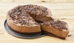 CHEESECAKE AL CIOCCOLATO; facile, veloce e senza gelatina!