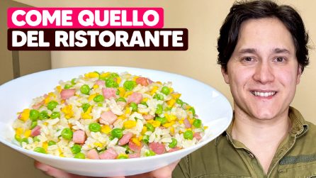 Riso alla cantonese uguale a quello del ristorante!