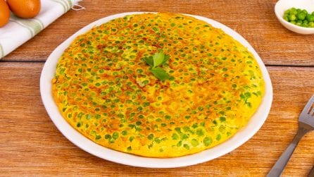FRITTATA DI PISELLI: un piatto facilissimo ma davvero saporito!