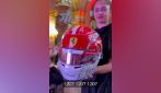 Briatore sborsa 120 mila euro per comprare all'asta un casco di Leclerc