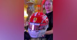 Briatore sborsa 120 mila euro per comprare all'asta un casco di Leclerc