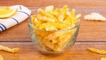 CANDIED LEMON PEELS: A sweet, citrus-scented snack!