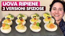 UOVA RIPIENE 3 versioni veloci e sfiziose da portare a Pasquetta