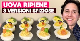 UOVA RIPIENE 3 versioni veloci e sfiziose da portare a Pasquetta