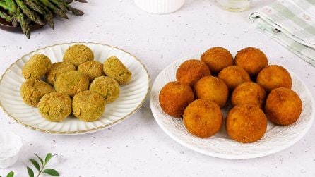 POLPETTE DI ASPARAGI FRITTE E AL FORNO!