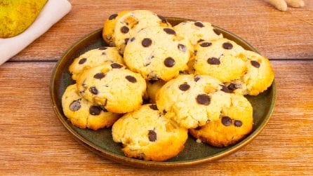 BISCOTTI PERE E CIOCCOLATO: morbidi e profumati ti innamorerai al primo morso!