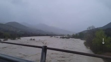 Maltempo in Molise: esondato il fiume Trigno a Montenero di Bisaccia