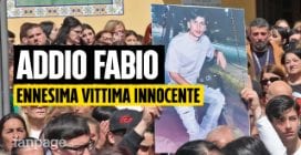 I funerali di Fabio Ascione, morto senza colpe a Ponticelli, ucciso dalla pistola di un amico