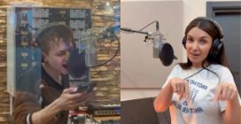 Elettra Lamborghini spiega l'uso dell'autotune con un fan stonato