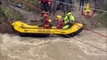 Torrente in piena nel Messinese: evacuati 40 campeggiatori