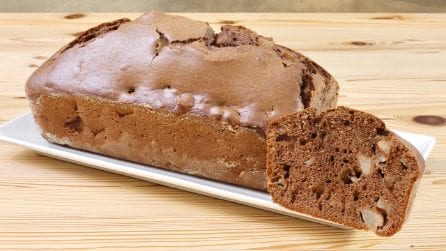 PLUMCAKE PERE E CIOCCOLATO: soffice e senza burro!