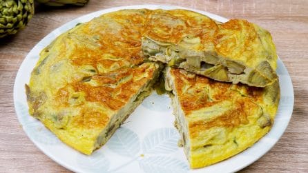 FRITTATA DI CARCIOFI: facile, saporita e ben dorata!