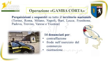 Sedie e lampade di design contraffatte vendute come originali: 14 denunce in tutta Italia